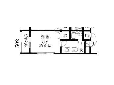 ベルエアー南長崎の間取り
