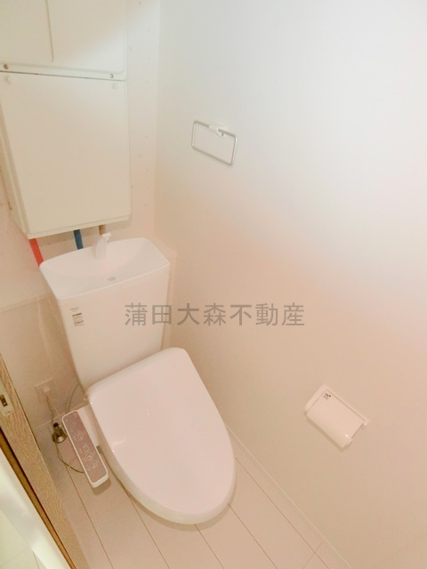 GENOVIA大森町Ⅱのトイレ|温水洗浄便座付きのトイレ
