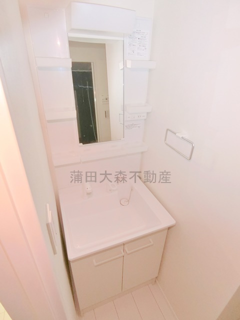 GENOVIA大森町Ⅱの洗面所|洗面脱衣所　独立洗面台　洗濯機置き場