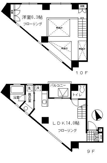 【間取り】 | 北参道スタイル