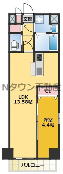 【間取り】 | Primal千種stelo | 間取りです。