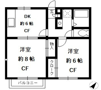 プチシェスタの間取り