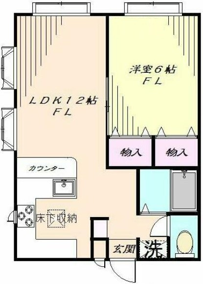 ヨークつつじヶ丘の間取り|間取りです。