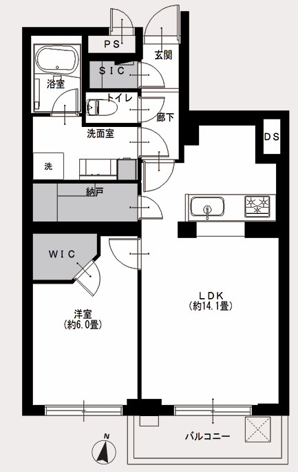 グレイス白山の間取り