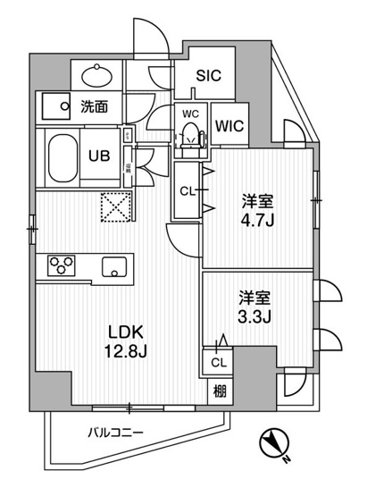 【間取り】 | S-RESIDENCE目黒大岡山bresa