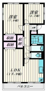 【間取り】 | 池第一コーポ | 間取りです。