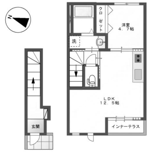 【間取り】 | ＫＵＲＥ　ＨＯＵＳＥ