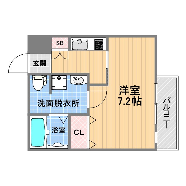 レジデンス甲子園口の間取り