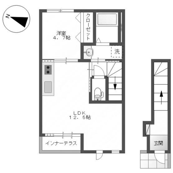 【間取り】 | ＫＵＲＥ　ＨＯＵＳＥ