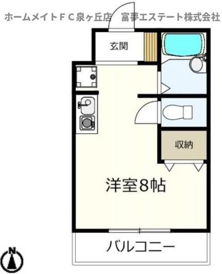 【間取り】 | Fontana池上(フォンターナ池上)