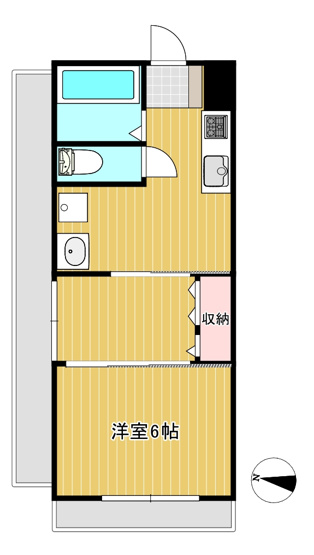 【間取り】 | 稲毛第一パレスA棟