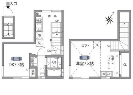 【間取り】 | グランエッグス新大塚W