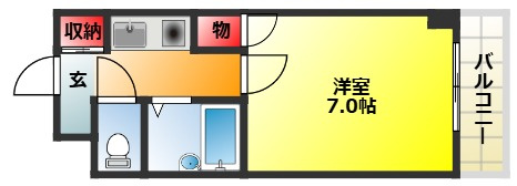 【間取り】 | シャルム橋本Ⅲ
