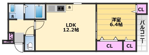 【間取り】 | フジパレス和泉大宮駅南2番館