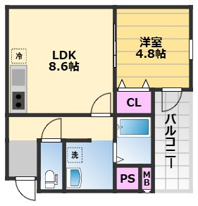 【間取り】 | フジパレス和泉大宮駅南2番館