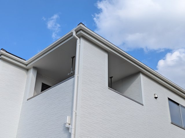 第4　石岡市山崎　新築戸建てのバルコニー