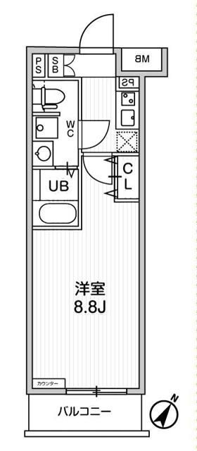 ジェノヴィア板橋本町Ⅲスカイガーデンの間取り