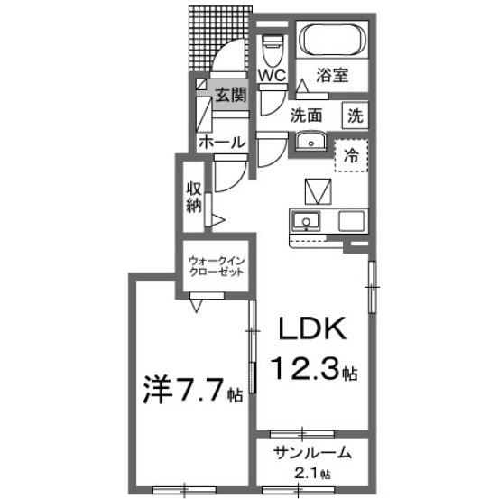 【間取り】 | リードアンジュ　Ⅱ