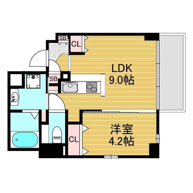 イーストコア新大阪の間取り