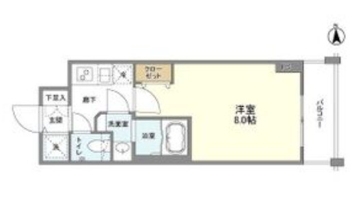 BPRレジデンス江坂の間取り