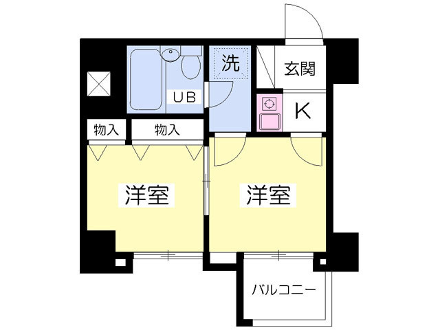 ネオアージュ神戸元町の間取り