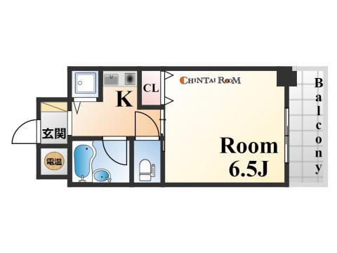 神戸市灘区鹿ノ下通２丁目の賃貸マンションの間取り