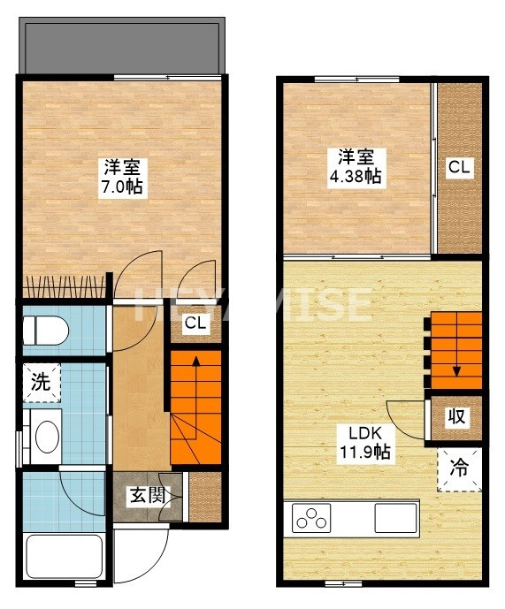 エクリュK’ｓの間取り