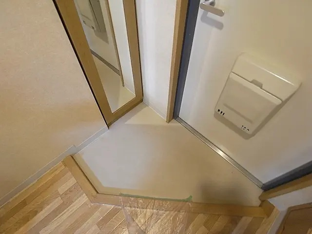 芦屋市大桝町の賃貸マンションの玄関