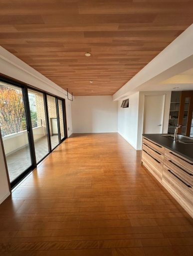 神戸市東灘区住吉本町３丁目の賃貸マンションの居間・リビング