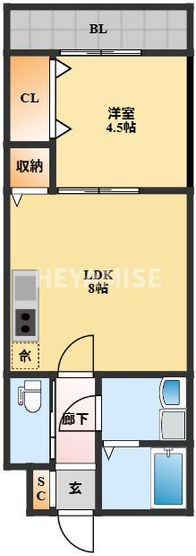 RaffinatoKuyamaの間取り