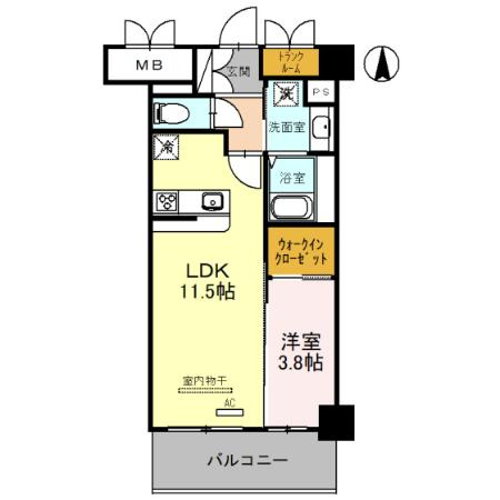 【間取り】 | グランコート茨木永代町