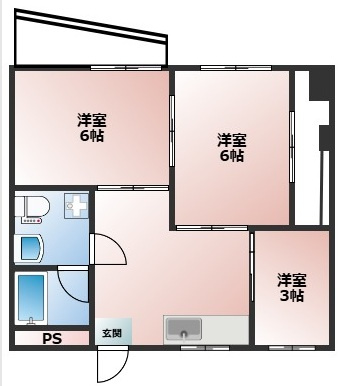 【間取り】 | 大隅小谷マンション