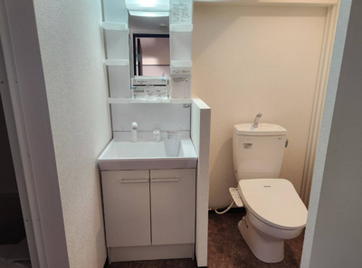 【独立洗面台】 | 大隅小谷マンション