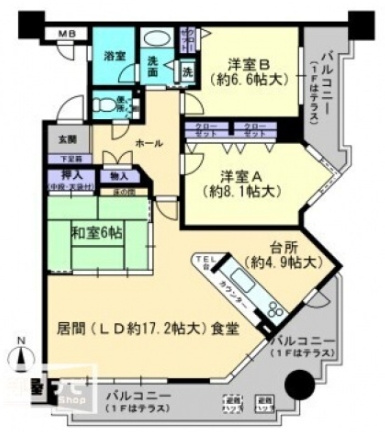 【間取り】 | アーサー春日パラシオ