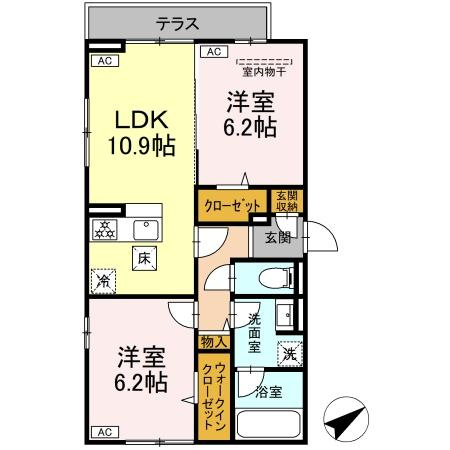 D-Aspirationの間取り
