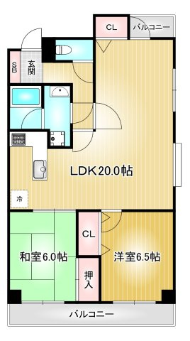 ユーハウス名駅｜名古屋市の賃貸ならMy賃貸の間取り|ユーハウス名駅