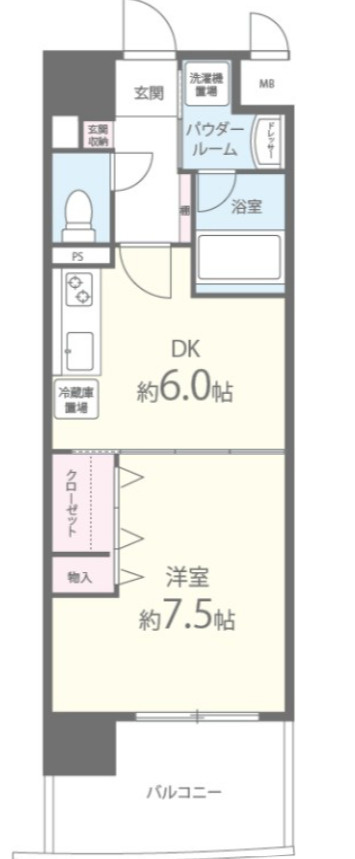 Art Pension高井田の間取り