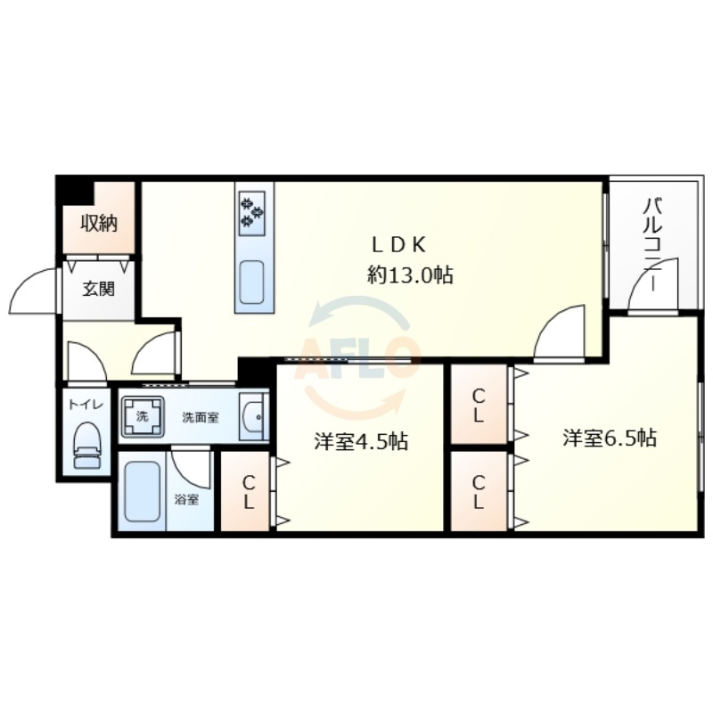 ルアンジュ淀屋橋の間取り|ルアンジュ淀屋橋　間取り