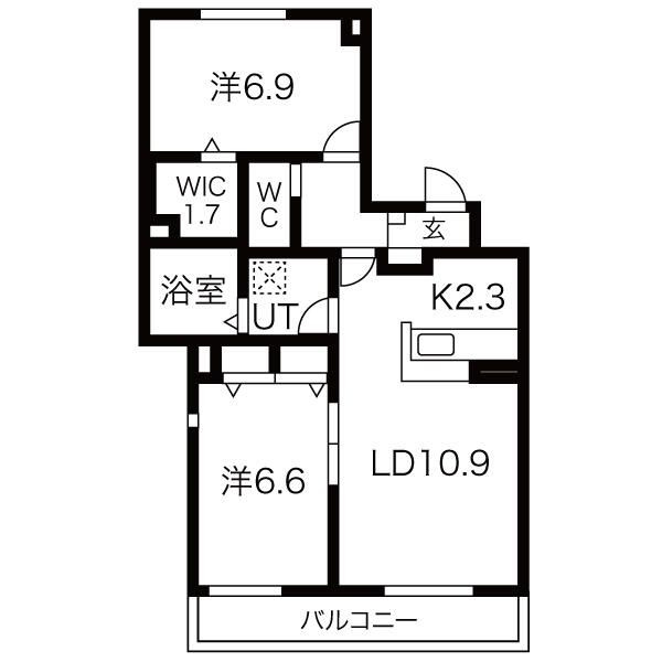 アナベル中村橋の間取り