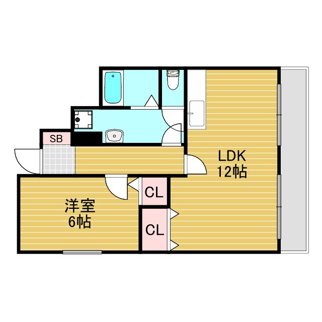 豊里サンハイツの間取り