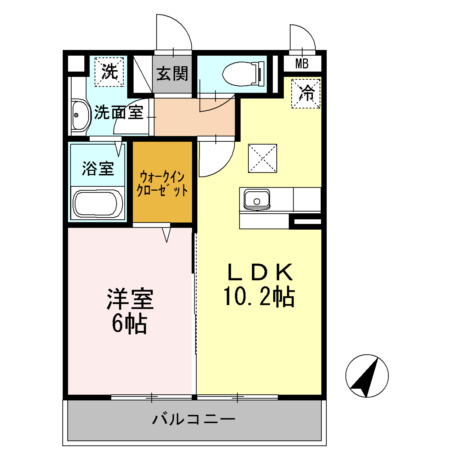 ヴィクトワール弐番館の間取り