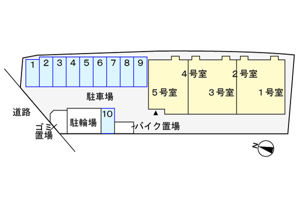カドリフォリエの区画図