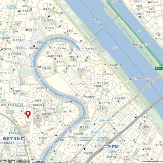 【地図】 | コスモ平井シティフォルム