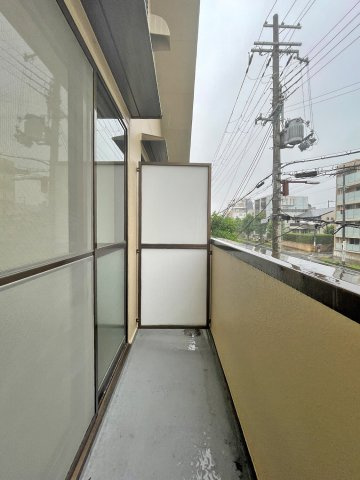 トレス岡本のバルコニー