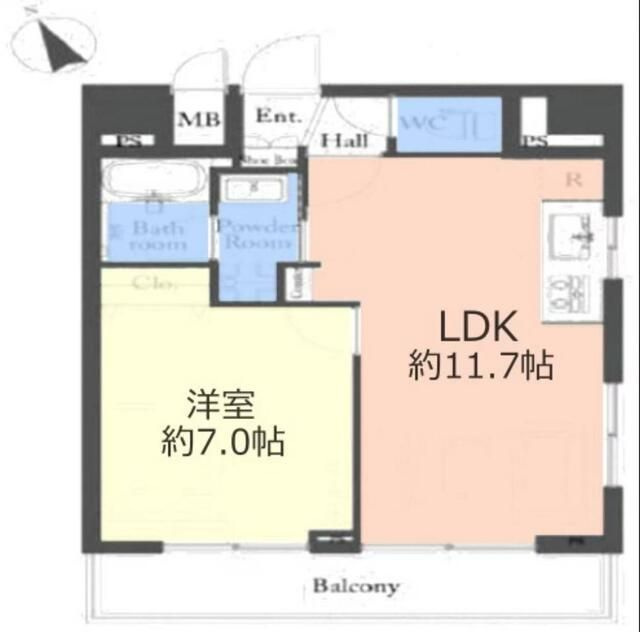 レジェンド大山の間取り