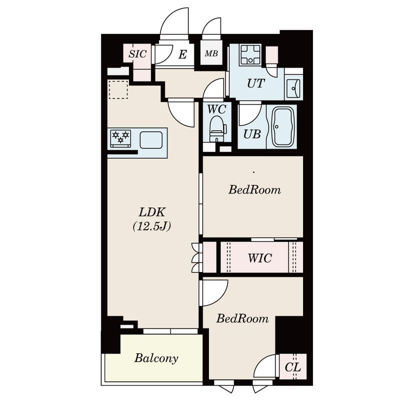 S-RESIDENCE北千住reizの間取り|間取りです。