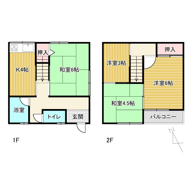 加古川町中津　中古戸建の間取り