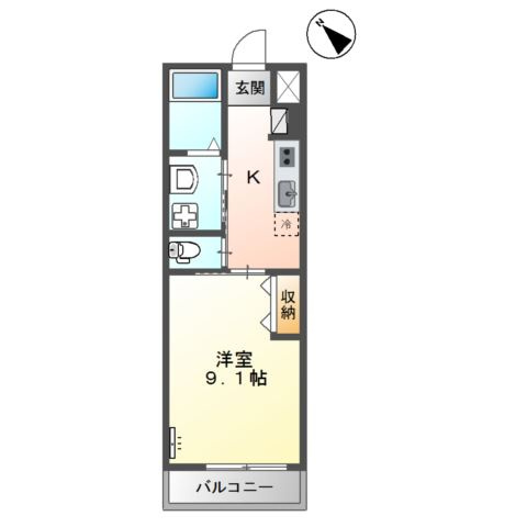 【間取り】 | プランドール錦
