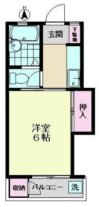 【間取り】 | 上祖師谷マンション-定期借家2年-