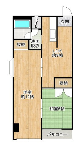 トーカン医学町マンションの間取り